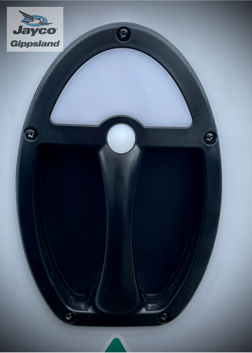 Jayco Grab Handle with LED Light BLACK Jayco Gippsland RV SuperStore