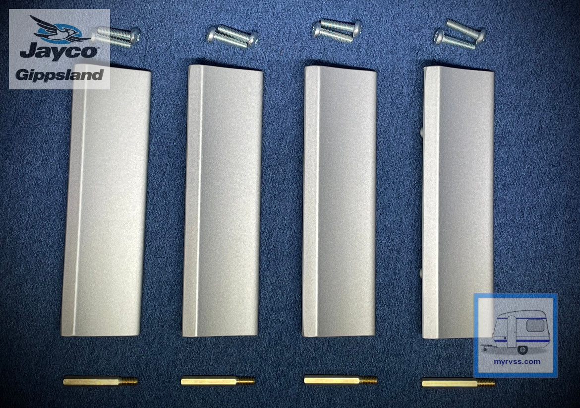 Jayco Cupboard Drawer Handles Alloy Silver (4 pack) Jayco Gippsland RV SuperStore